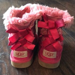 Pink ugh boots